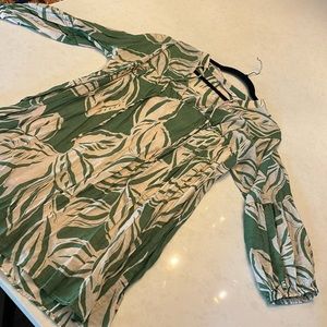Green Print Zara Dress